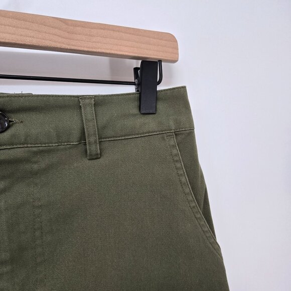Jason Wu Military Green Cargo Midi Skirt Minimalist Women's Size XS Extra Small - Picture 4 of 12